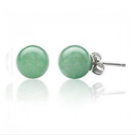 Aventurine studs - Picture 1 of 1